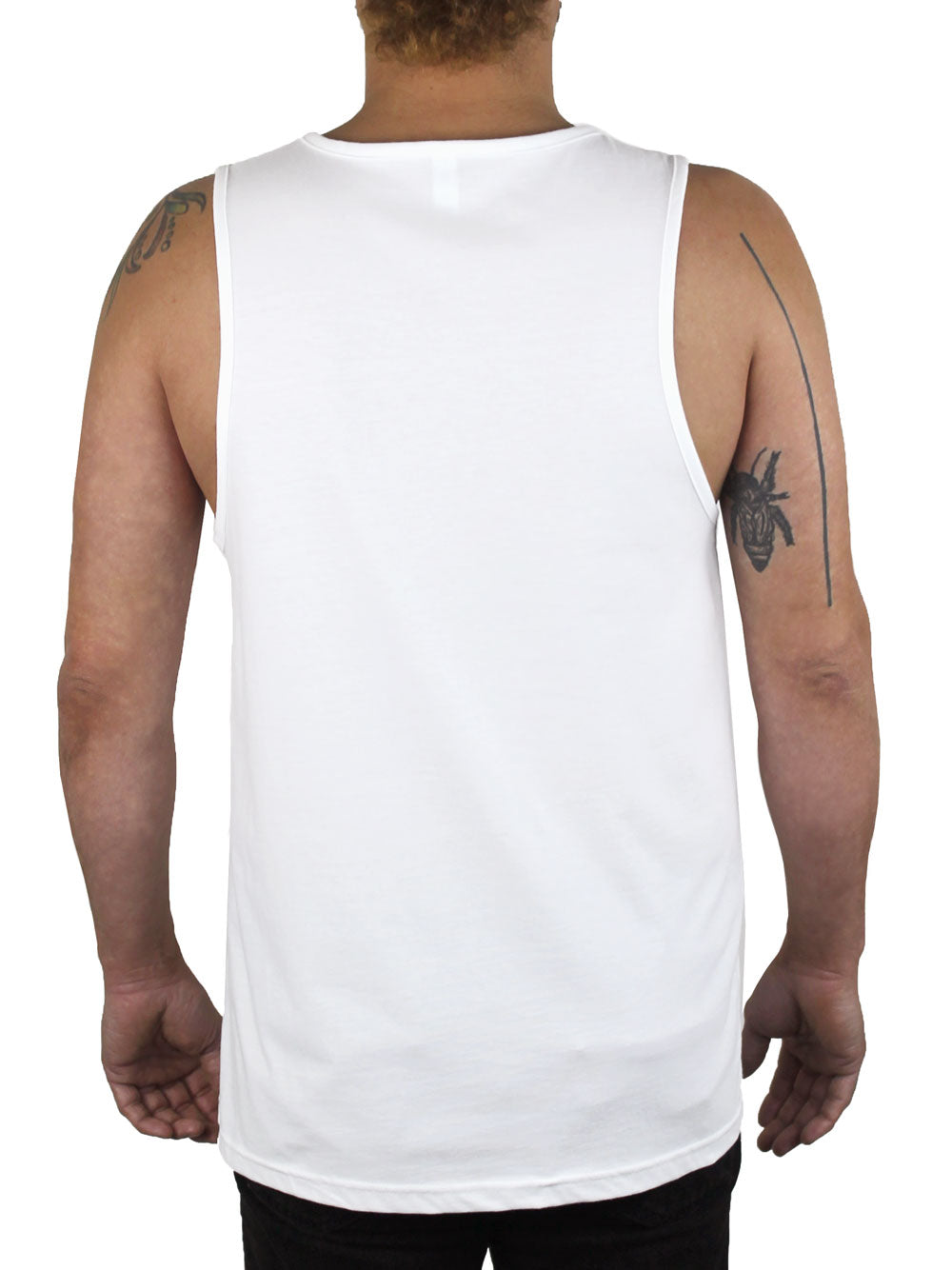 Fu Manchu Tank Top Back View