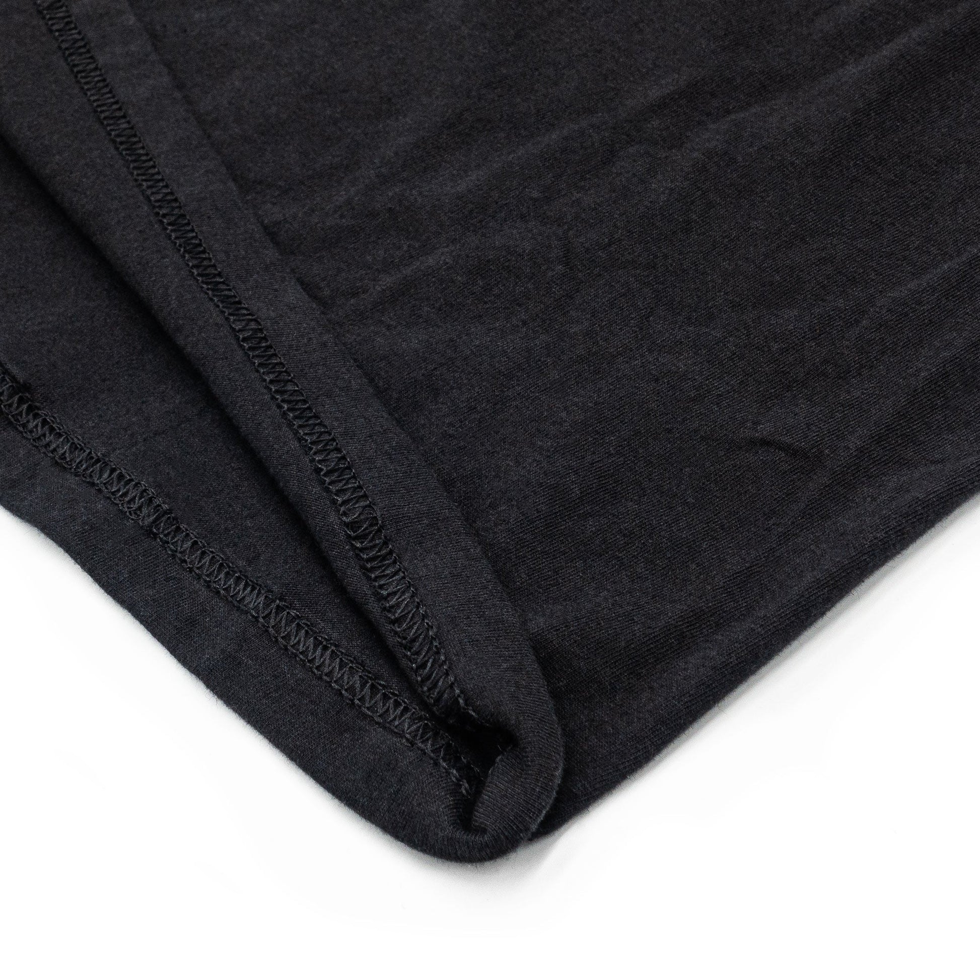 Close-up of dark gray fabric texture

