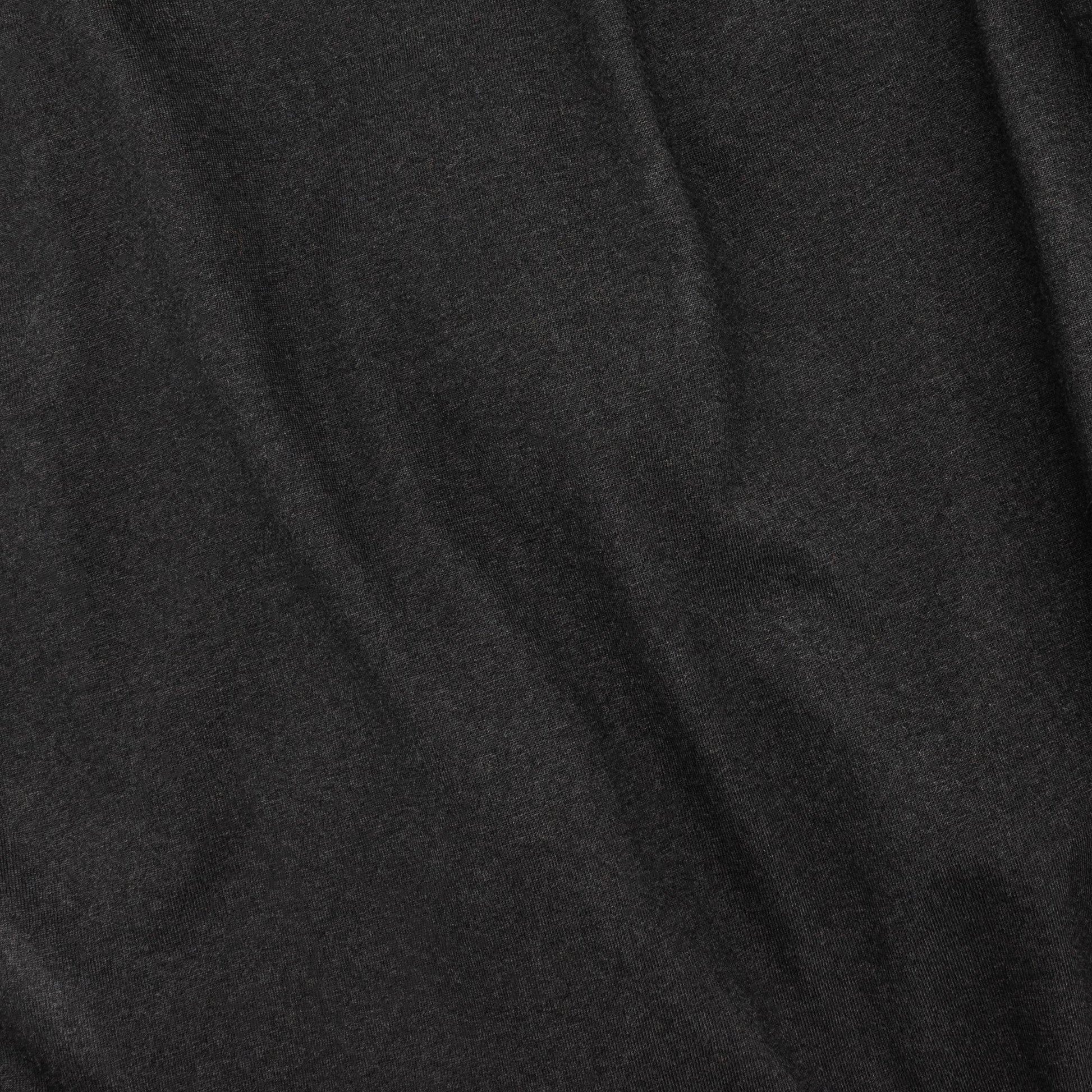 Close-up of dark gray fabric texture