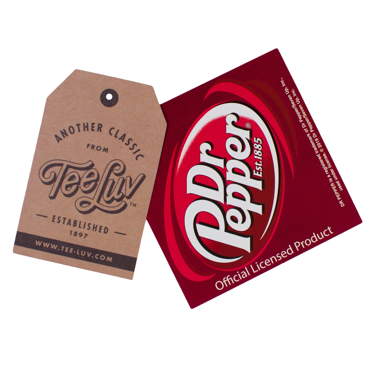Distressed Dr Pepper Logo T-Shirt - Brick Red