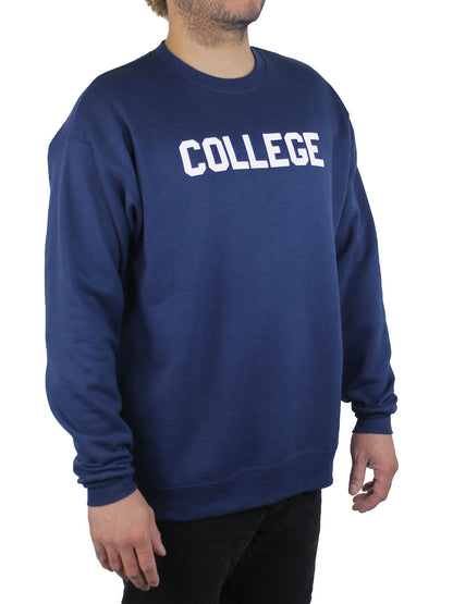College Sweatshirt 3/4 View