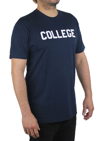 College T-Shirt 3/4 View