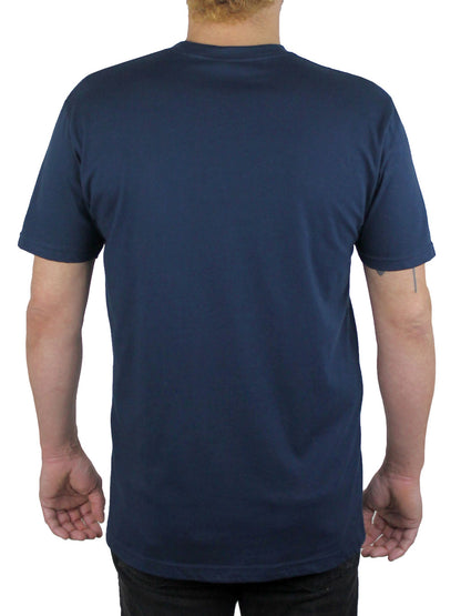 College T-Shirt Back View