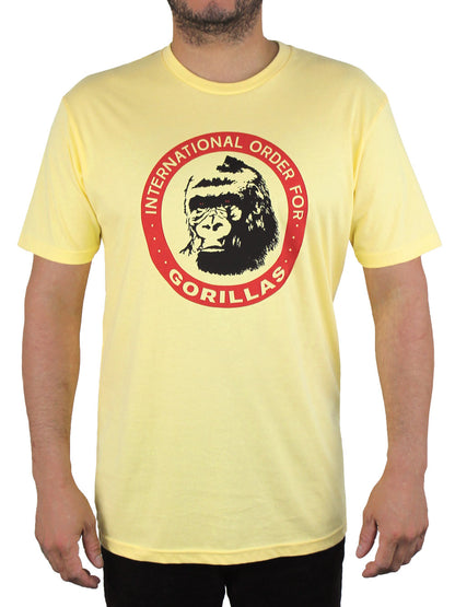 International Order for Gorillas Shirt Front View