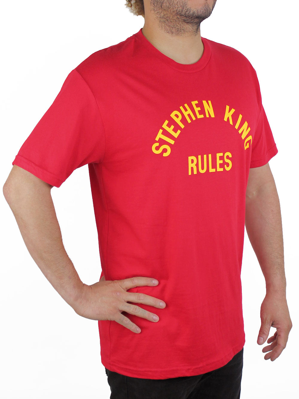 Stephen King Rules Shirt 3/4 View
