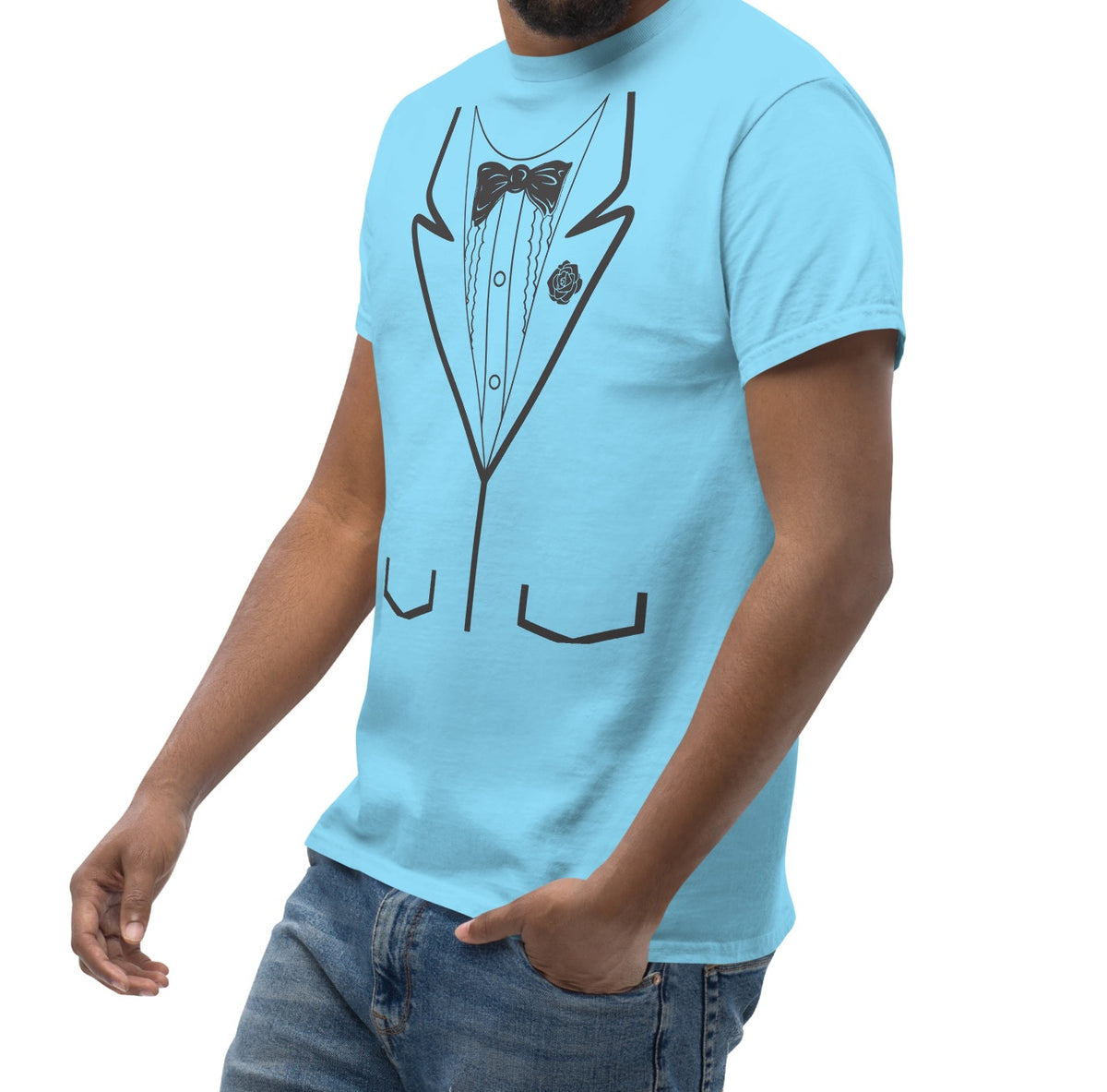 Light Blue Tuxedo Tee - Dumb and Dumber - Harry Dunne