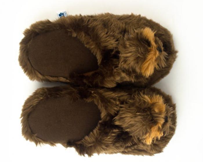 Chewbacca Slippers Top View
