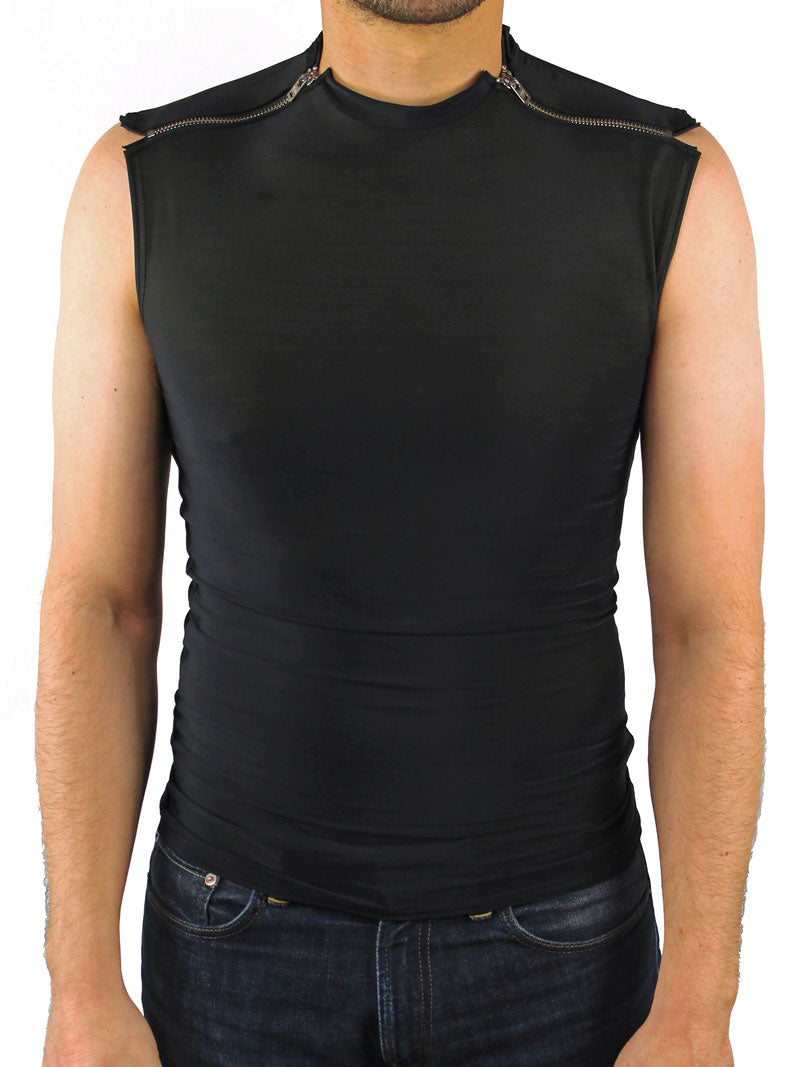 Snake Plissken Zipper Tank Top