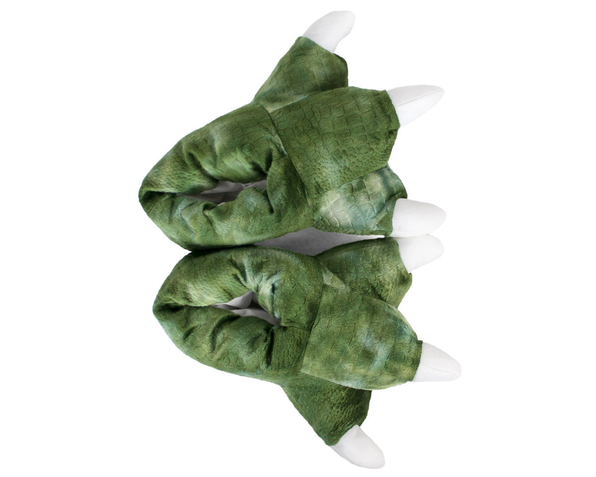 Dinosaur Feet Slippers with Sound Top View