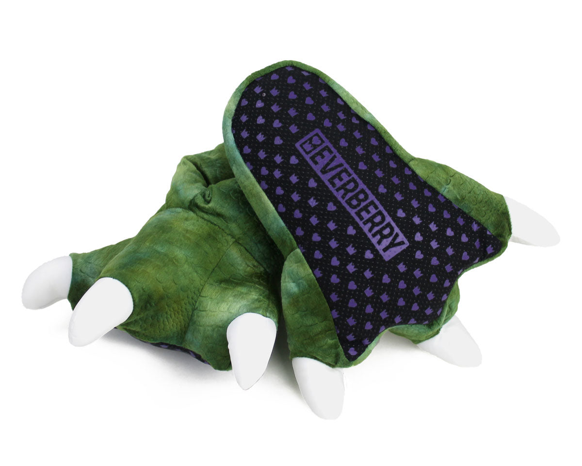 Dinosaur Feet Slippers with Sound Bottom View